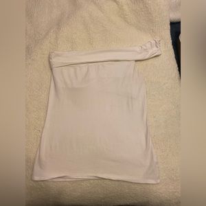 Victoria’s Secret”Bra Tops”-one shoulder white top..-size Large